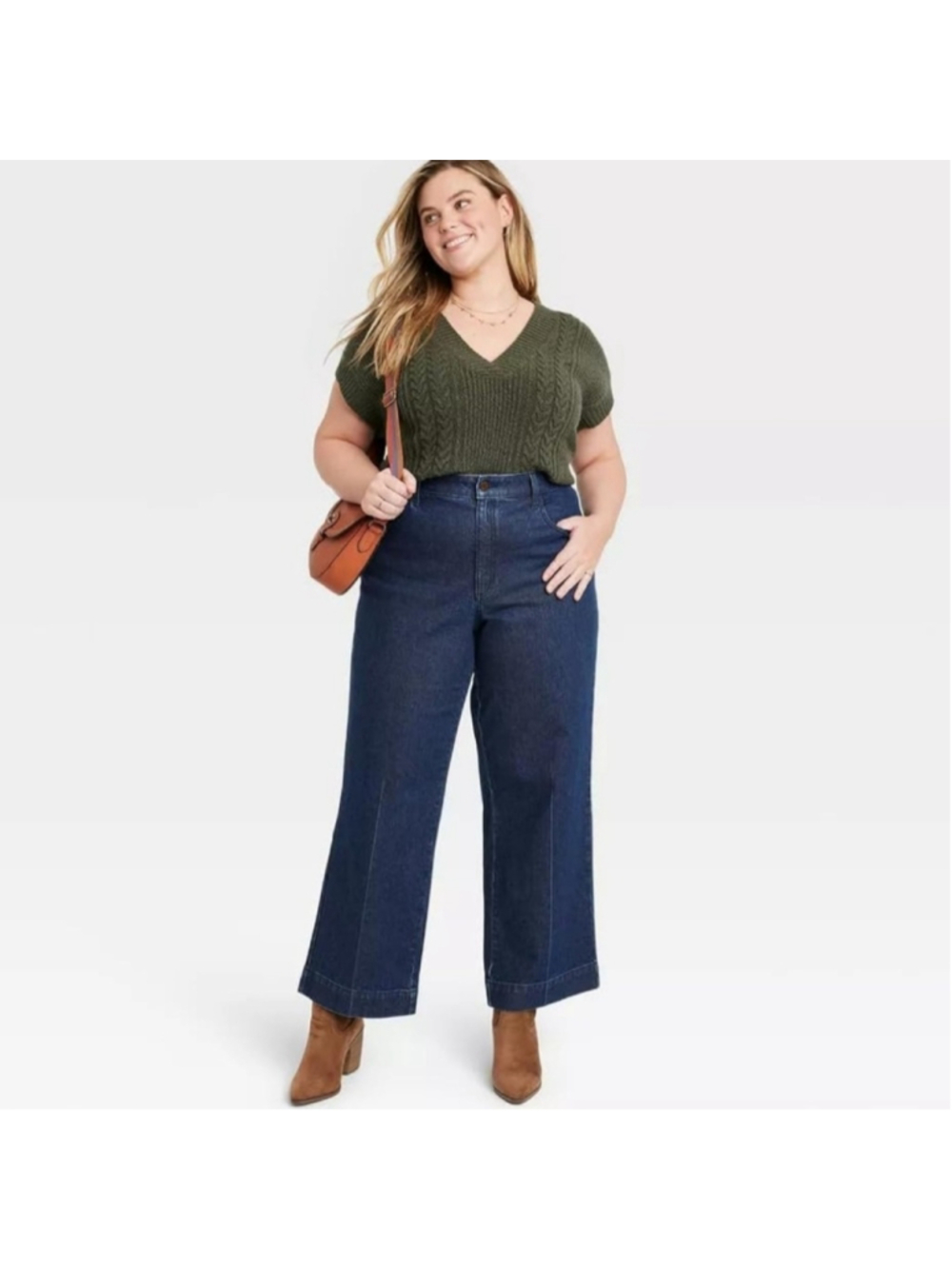 Universal Thread Women's High-Rise Wide Leg Jeans size 8 reg